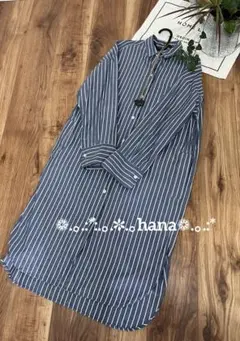 ❁ Grand PARK ストライプシャツワンピース❁⃘*.゜のサムネイル