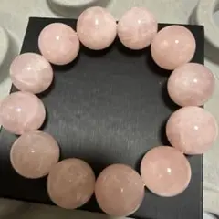 大玉 約20mm 内径18cm ローズクォーツ ブレスレット
