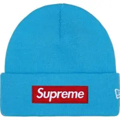 Supreme New Era® Box Logo Beanie Cyan