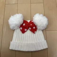ディズニー ミニーちゃん 帽子 ニット帽