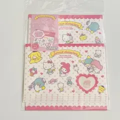 サンリオキャラクターレターセット キキララ　ポムポムプリン　キティ　マイメロ