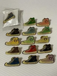 CONVERSE ピンバッジ 非売品 レトロ 希少 15個セット コンバース 2026年最新】Converse ノベルティグッズの人気アイテム - メルカリ