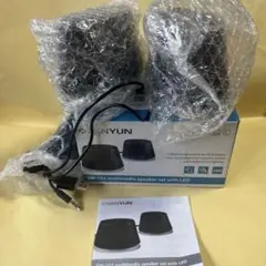SANYUN SW-102 PCスピーカー LED搭載 USB給電