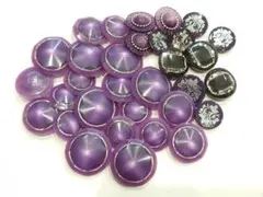 ボタンまとめ売り91(パープル系)