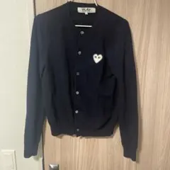 PLAY COMME des GARCONS J-51 ガン白ハート 黒L