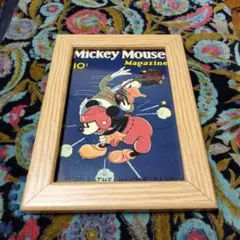 週末セール5日迄Mickey Mouse Magazine フレーム付き