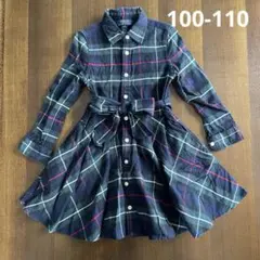 ラルフローレン チェック柄ワンピース 100-110 春物