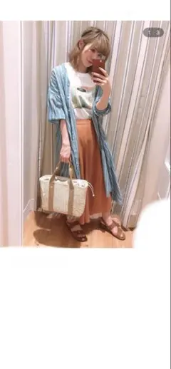 スタジオクリップ　フレアスカート ロング丈のサムネイル