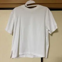 UNIQLO×theory エアリズムコットンモックネックT M ホワイト