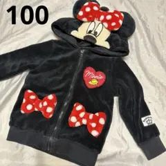 BABYDOLL なりきり　ミニーマウス フリースパーカー 100
