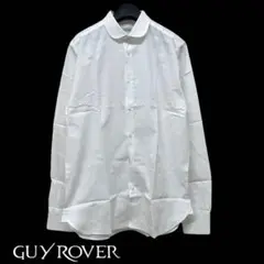 Guy Rover /ギローバー ラウンドカラーシャツ 白 イタリア製 m977