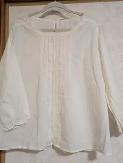 サマンサモスモス レース付き長袖シャツ