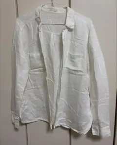 GU 長袖シャツ ホワイトのサムネイル
