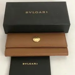 BVLGARI ブルガリ 6連 キーケース ブラウン レザー ゴールド 金具のサムネイル