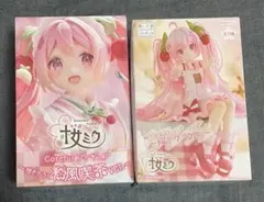 2種 桜ミク 初音ミク フィギュア ぬーどるストッパー coreful 和風喫茶