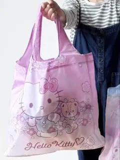 台湾　ハローキティ　エコバッグ　大容量