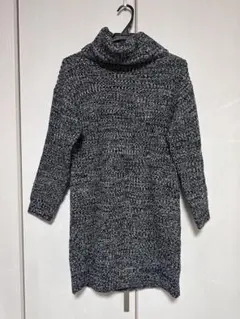 MURUA タートルネックニットワンピース