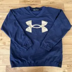 Under Armour ColdGear ネイビー Vネック YXL