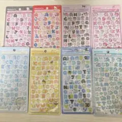 ボンボンドロップシール　サンリオmoji文字 ８種コンプリート　正規品