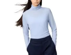 UNIQLO ユニクロ 極暖ヒートテックカシミヤブレンド タートルネック ブルー