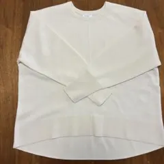 SLOBE IENA ウォッシャブルスムース クルーネックプルオーバー