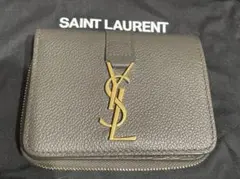 SAINT LAURENT グレー 二つ折り財布のサムネイル