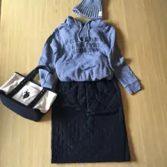 まとめ売り　セシルパーカー　イーハイフンキルティングスカート　M