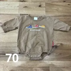 converse ロンパース ベージュ