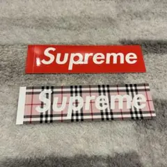 supremeステッカー　激レア　廃盤　バーバリー　限定　シール Supreme x Burberry Sticker New | Mercari
