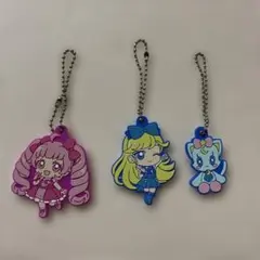 ひみつのアイプリ　ラバーマスコット　3点セット