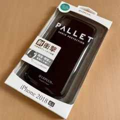 iPhone XR 耐衝撃ハイブリッドケース「PALLET」 ブラックのサムネイル