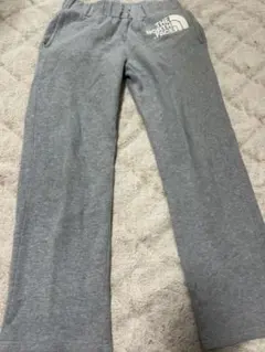 THE NORTH FACE フロントビュー コットン スウェット パンツグレー