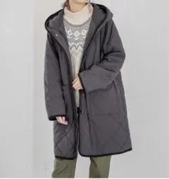 ロングコート キルティングジャケット