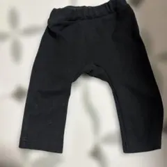 ベビー黒いリブパンツ 80cm