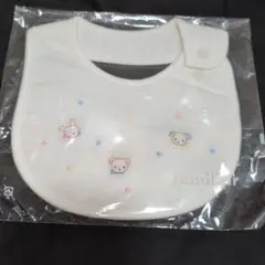 新品★familiar★刺繍スタイ★ホワイト