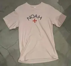 NOAH ロゴ Tシャツ ピンク メンズサイズM