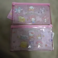 新作　人気　サンリオキャラクター ポーチ 2個セット
