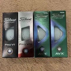 Titleist ゴルフボール 4箱セット PRO V1 V1x AVXのサムネイル
