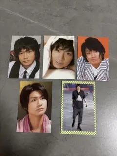 横尾渉 写真 5枚セット(表・裏）