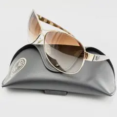 Ray-Ban ゴールド RB3386 アビエーター サングラス