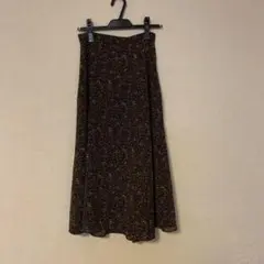 GALLARDA GALANTE カラフルドット柄 ロングスカート
