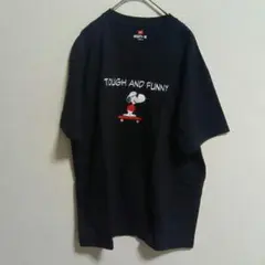 Hanes BEEFY-T スヌーピー Tシャツ Lサイズ ブラック ビーフィー
