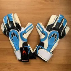 HO SOCCER キーパーグローブ 青/白 サイズ9号