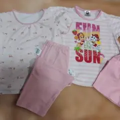 ピンクパジャマセット　サイズ110