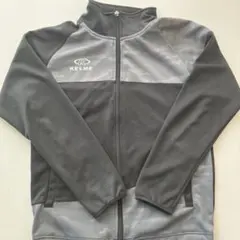 KELME ジップアップジャケット ブラック/グレー　sサイズ