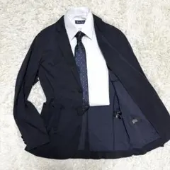 アオキ　AOKI テーラードジャケット　パジャマスーツ　ブラック　黒　M