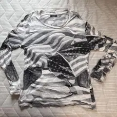 ZARA MAN グレー長袖カットソー サイズ表記なし