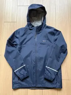 【子供用】Patagonia ネイビー フード付きジャケット