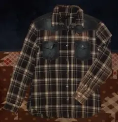 ivanhoe チェック柄ネルシャツ L