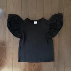 ZARA kids フリル袖Tシャツ　128cm